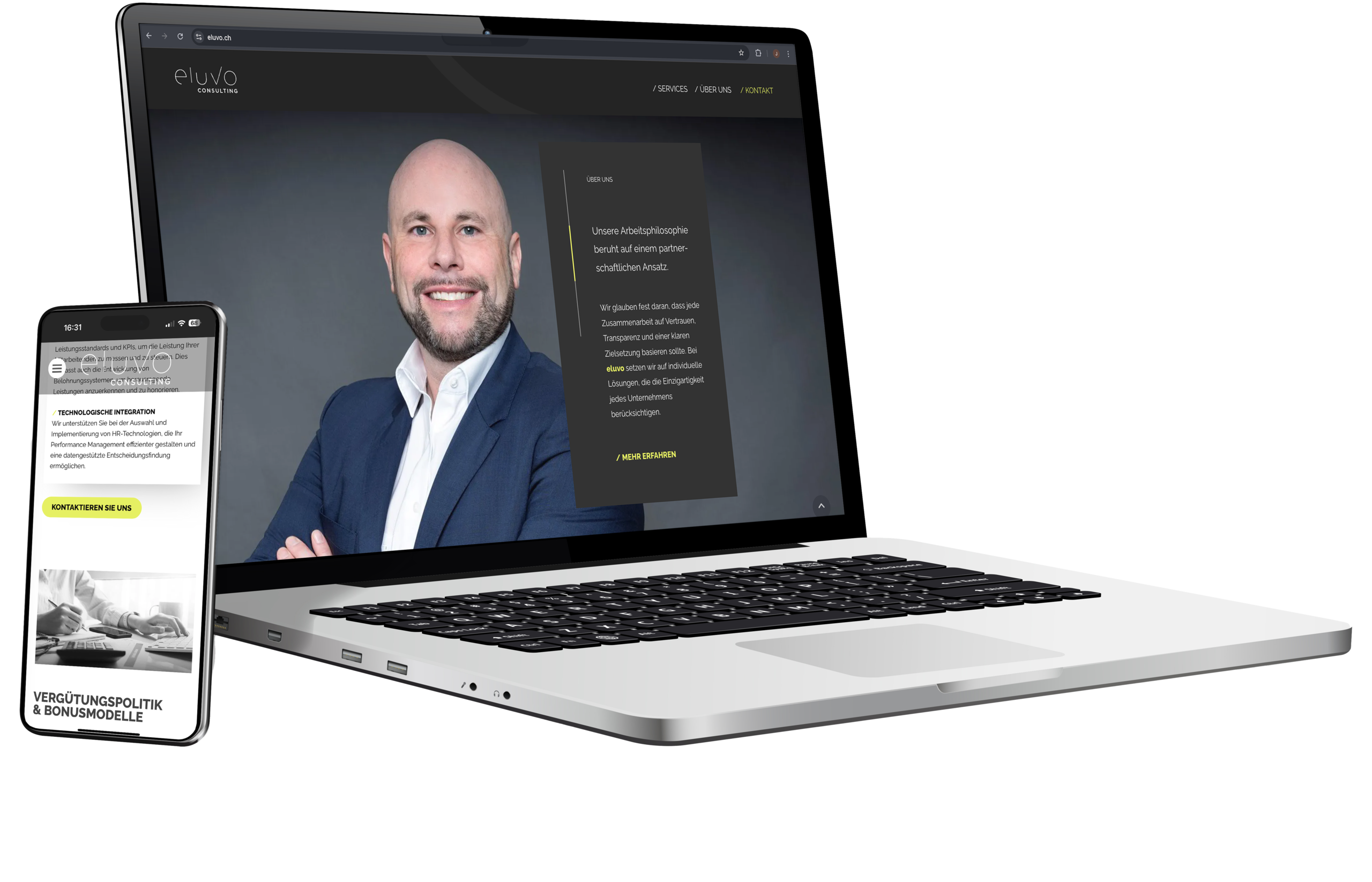 eluvo Consulting Website