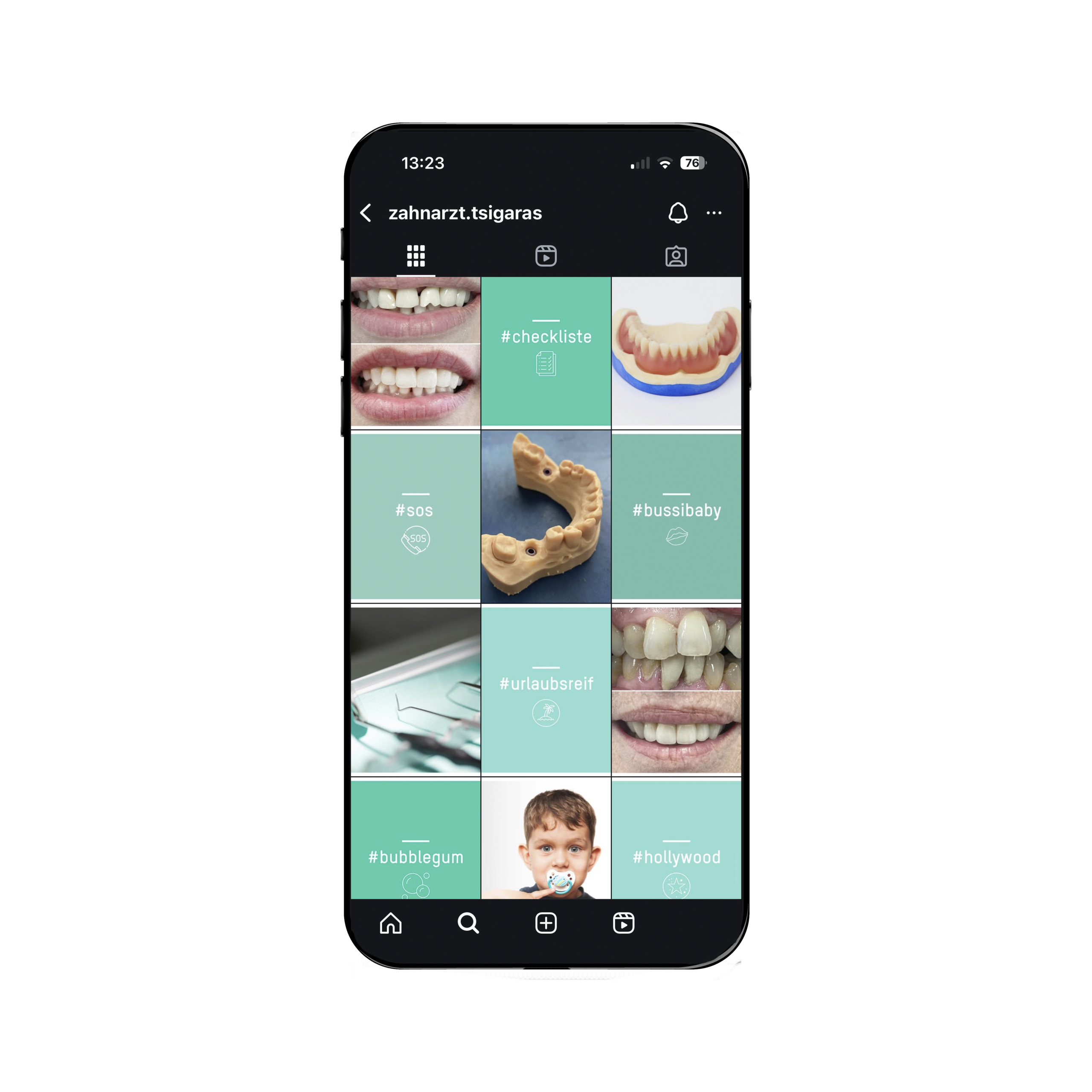 Zahnarzt Dr. Tsigaras FSocial Media